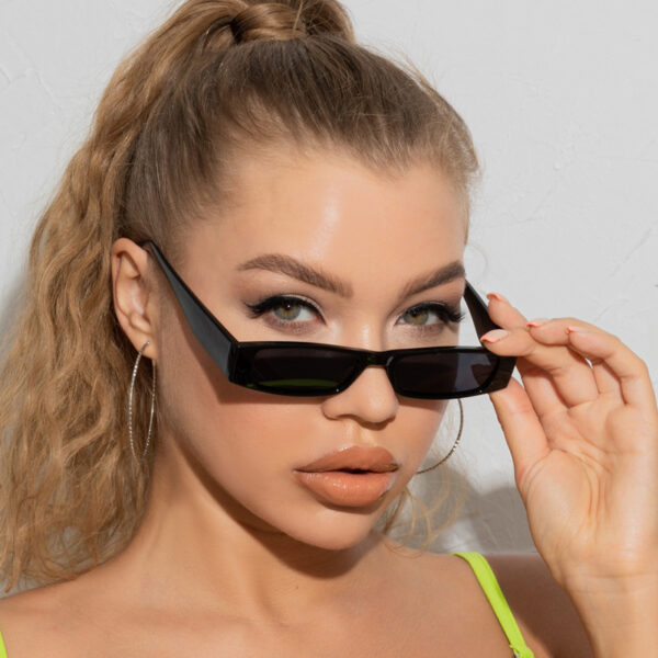 European And American Retro Women's Small Frame Square Sunglasses