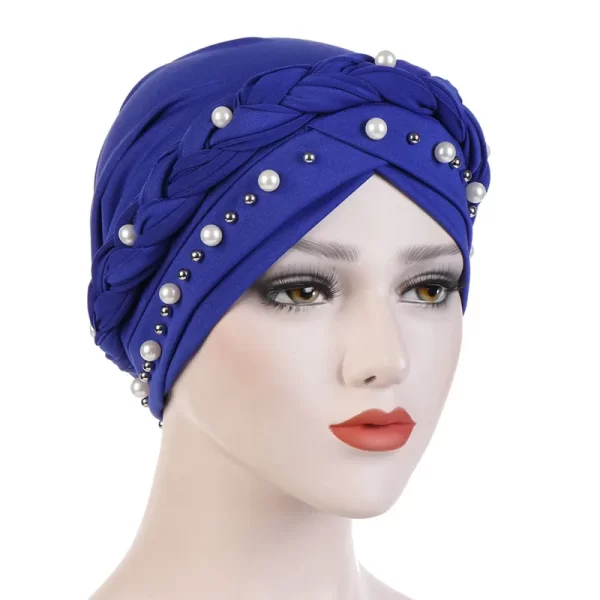 Head Scarf for Muslim Women Solid Cotton Turban Bonnet Hijab Caps White Pearl Inner Hijabs Femme Musulman Arab Wrap Turbantes - Image 4