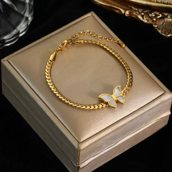 EILIECK 316L Stainless Steel Round Tree of Life Charm Bracelet - Image 6
