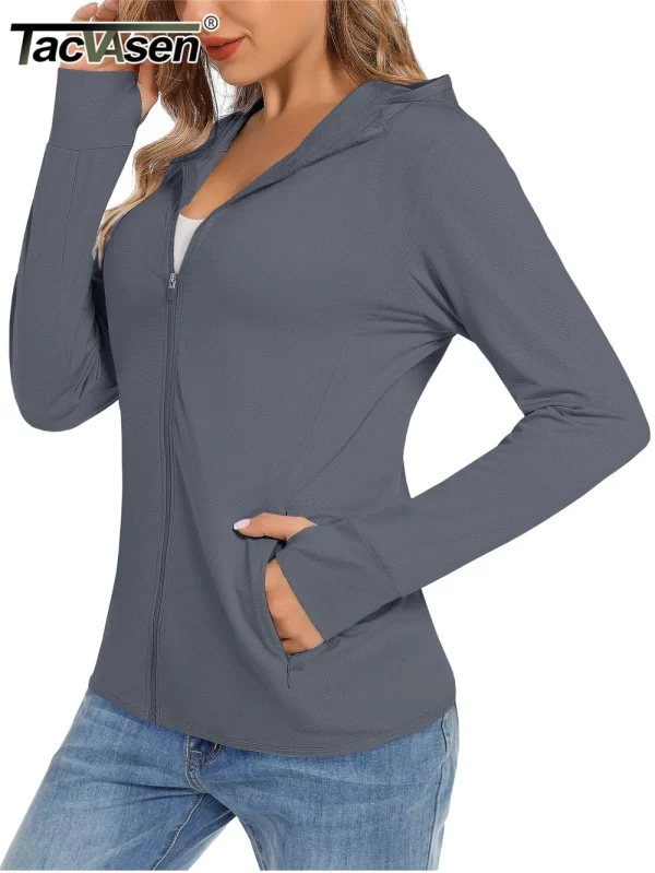 TACVASEN Summer Sun Protection Hoodies Womens - Image 5