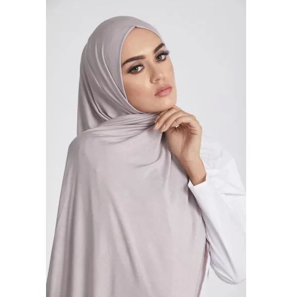 Modal Cotton Jersey Hijab Scarf Long Muslim Shawl Plain Soft Turban Tie Head Wraps For Women Africa Headband 170x60cm - Image 2