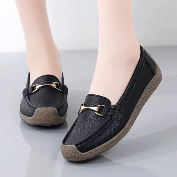 2024 New Spring/Autumn Women Genuine Leather Casual Women Shoes - Image 2