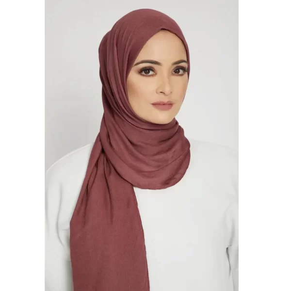 Modal Cotton Jersey Hijab Scarf Long Muslim Shawl Plain Soft Turban Tie Head Wraps For Women Africa Headband 170x60cm - Image 4