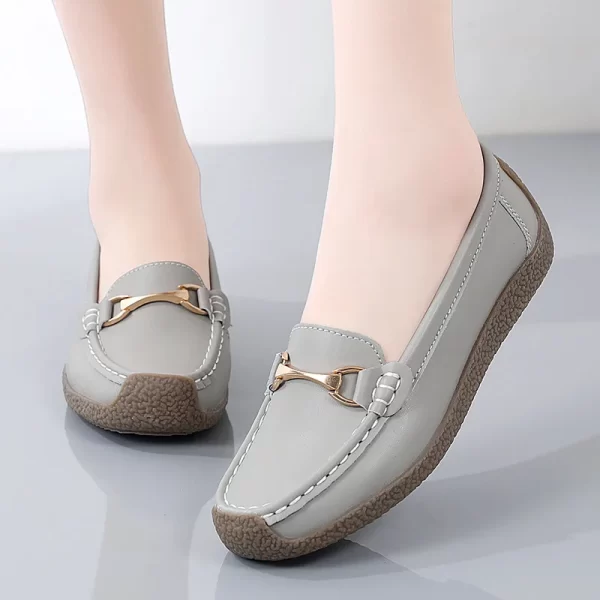 2024 New Spring/Autumn Women Genuine Leather Casual Women Shoes - Image 3