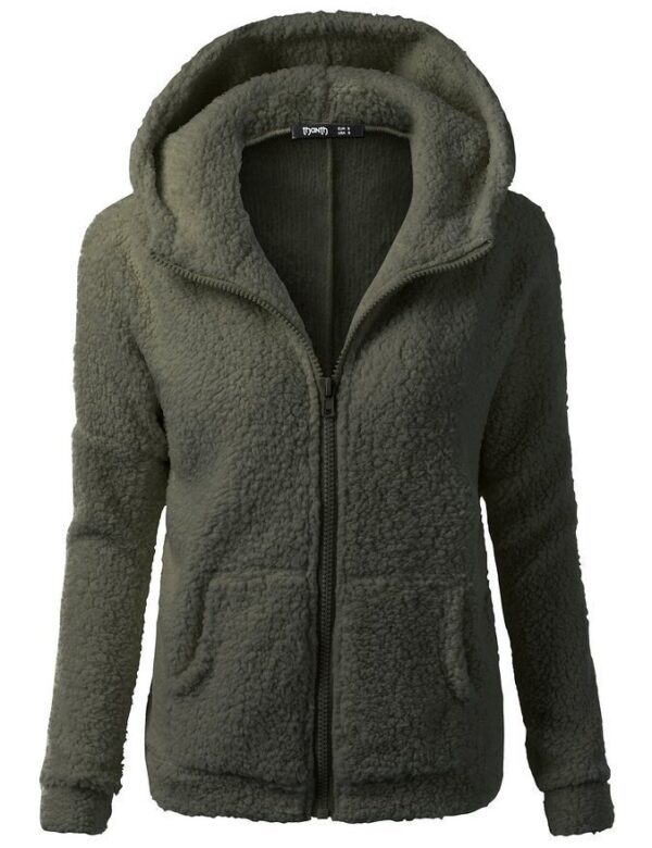 Women's Fashion Jacket Hooded Sweater Sweater - Image 3