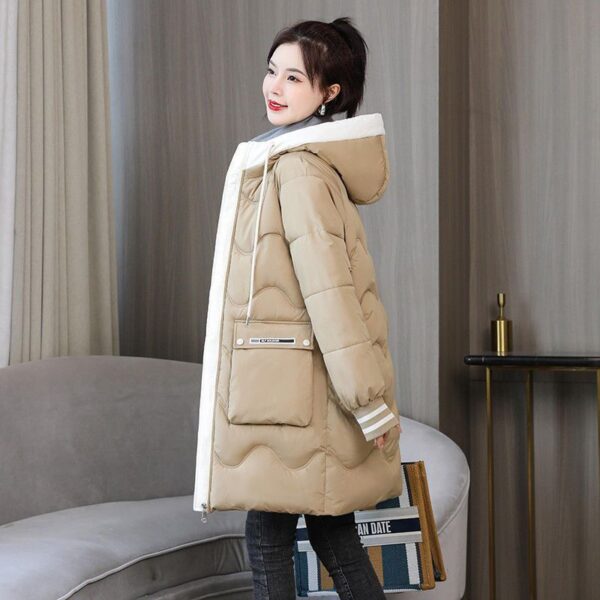Mid Length Down Cotton Coat - Image 10