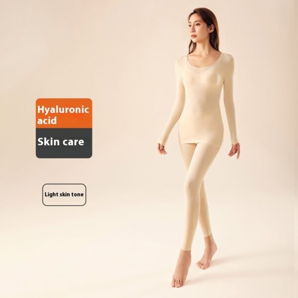 Hyaluronic Acid Moisturizing Warm Long Sleeves Trousers Heating And Warm-keeping Suit Women - Image 8