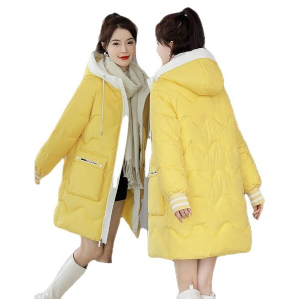 Mid Length Down Cotton Coat - Image 2