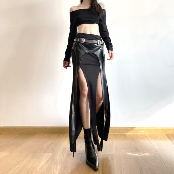 Women's Fishtail Irregular High Waist Long Dress - Image 4